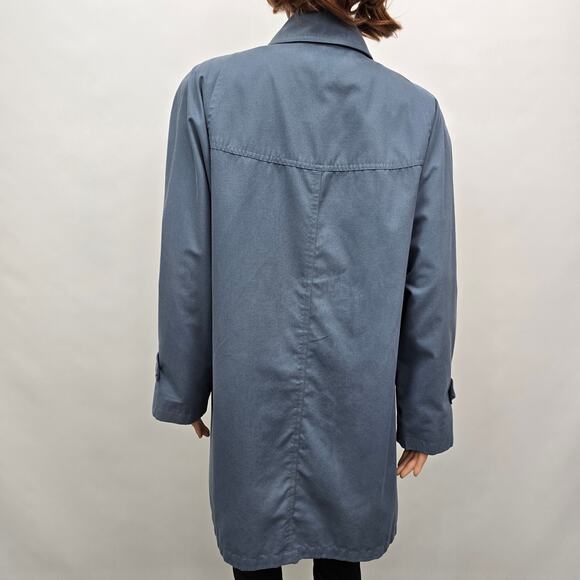 London Fog Limited Edition Trench Coat Removable Zipout Plaid Lining & Scarf 14P - Picture 8 of 13